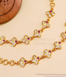 Traditional Gold Design Impon Panchaloha Side Mattal For Women MATT182