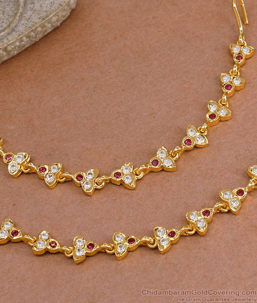 Light Weight Impon Gold Design Ear Maatal Design For Wedding MATT193 Light Weight Impon Gold Design Ear Maatal Design For Wedding MATT193