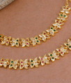 Beautiful Multi Color Stone Impon Panchaloha Mattal For Women MATT194 Beautiful Multi Color Stone Impon Panchaloha Mattal For Women MATT194