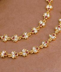 Five Metal Impon Gati Stone Mattal Design For Women Marriage MATT197