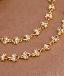 Five Metal Impon Gati Stone Mattal Design For Women Marriage MATT197 Five Metal Impon Gati Stone Mattal Design For Women Marriage MATT197