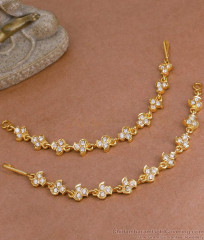 Stylish White Stone Impon Panchaloha Mattal Five Metal Jewelry MATT198 Stylish White Stone Impon Panchaloha Mattal Five Metal Jewelry MATT198