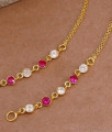 Light Weight Ruby White Stone Gold Mattal Design Shop Online MATT199
