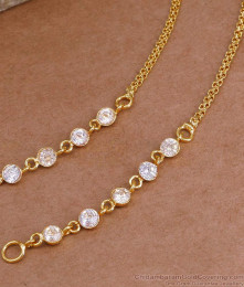 Buy One Gram Gold White Stone Matilu Design For Women Fashion MATT200