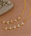 5 Metal Impon Earring Mattal Floral Design Ear Chains MATT206