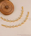 Elegant Pearl Design Impon Mattal Design Five Metal Bridal Jewelry MATT219