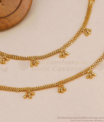 Light Weight Micro Gold Plated Plain Chain Champaswaralu MATT226
