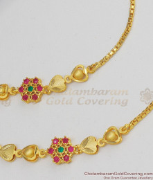 Iconic Heart Forming Maatal Gold Plated Hair Ornament For Ladies Buy Online MATT27