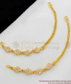 Mango Design Gold Trendy Impon White Stone Matilu Jewelry Design For Ladies MATT42