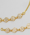 Beautiful Flower Design Impon Gold Maatal Hair Ornament Chain Bridal Collection MATT52