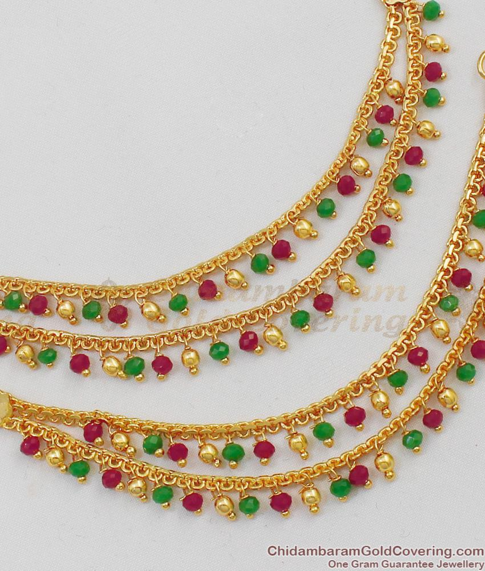 Two Line Chain Maatal With Multi Pearls Bridal Design Buy Online Online ...