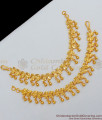 Trendy Leaf Design Gold Hook Maatal With Beads For Wedding MATT64