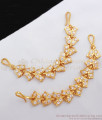 Panchaloha Hair Chain Gold Design 5 Metal Bridal Wear Collection MATT70