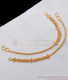 One Gram Gold Hair Chain For Ladies Daily Wear Buy  Online MATT75