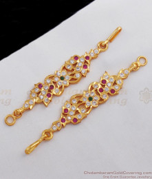 Exclusive Impon Short Matilu Design With Multi Color Stone Bridal Hair Chain MATT77