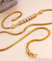 Unique Spiral Gold Beaded Mugappu Thali Chain Stone Collections MCH1244 Unique Spiral Gold Beaded Mugappu Thali Chain Stone Collections MCH1244