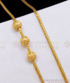 Triple Ball Plain Gold Mugappu Thali Chain Shop Online MCH1021-LG