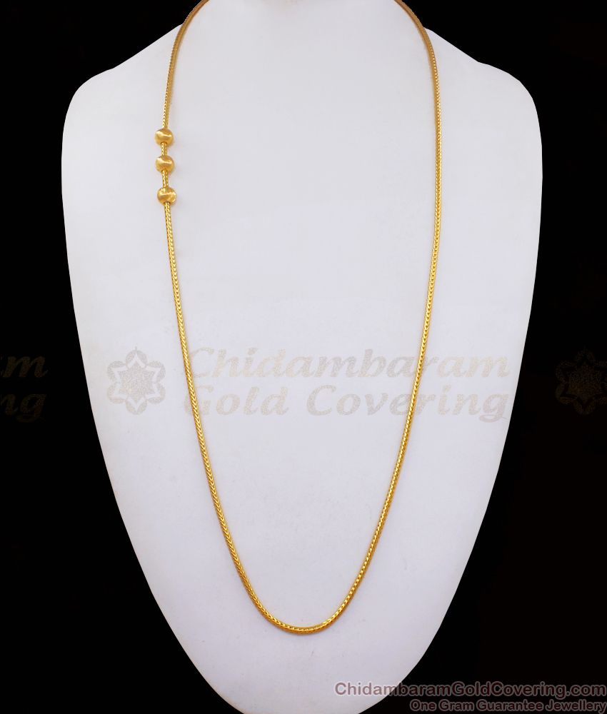 30 Inch Long 1 Gram Gold Mugappu Thali Kodi Chain MCH1025-LG