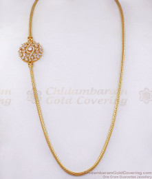 Diamond Collections One Gram Gold Mugappu Side Pendant Shop Online MCH1032 Diamond Collections One Gram Gold Mugappu Side Pendant Shop Online MCH1032