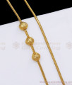 Latest Thin Gold Plated Mugappu Chain 3 Ball Design MCH1125