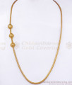Latest Thin Gold Plated Mugappu Chain 3 Ball Design MCH1125