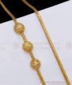 Daily Wear 1 Gram Gold Mugappu Thali Kodi Plain Ball Design MCH1126