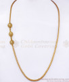 Daily Wear 1 Gram Gold Mugappu Thali Kodi Plain Ball Design MCH1126