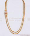 Trendy Two Line Impon Gold Mugappu Five Metal Jewelry MCH1163