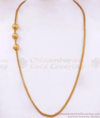 30 Inch Long Traditional 1 Gram Gold Ball Mugappu Daily Wear Collection Shop Online MCH1179-Lg