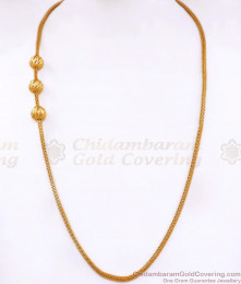 New Model Traditional Three Ball Plain Gold Plated Mugappu Shop Online MCH1181 New Model Traditional Three Ball Plain Gold Plated Mugappu Shop Online MCH1181