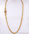 Traditional Multi Stone Gold Plated Mugappu Dasavatharam Chain MCH1187