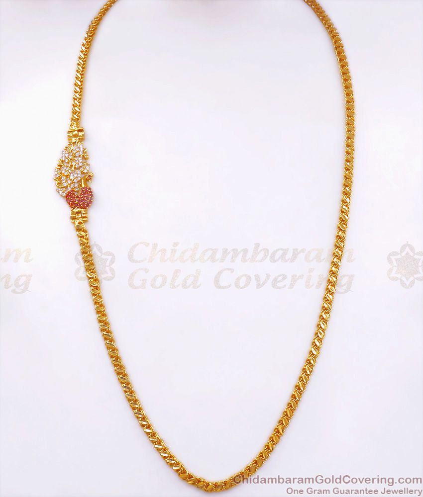 Beautiful One Gram Gold Mugappu Chain Collections Shop Online MCH1201