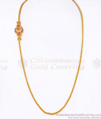 New Mugappu Design Gold Imitation Side Pendant Chain Bollywood Collections MCH1216 New Mugappu Design Gold Imitation Side Pendant Chain Bollywood Collections MCH1216