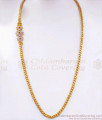 New Cz Stone Gold Plated Side Pendant Mugappu Chain Shop Online MCH1223