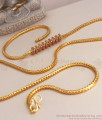30 Inch Long Ruby Stone Spiral Gold Imitation Mugappu Thali Chain Shop Online MCH1231-LG