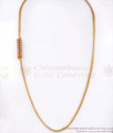 Spiral Ruby White Stone Gold Mugappu Thali Chain Shop Online MCH1234