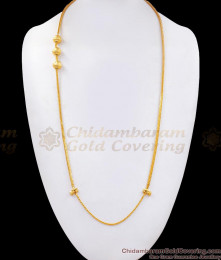 30 Inch Long Plain Gold Mugappu Chain Ball Designs Shop Online MCH1241-LG 30 Inch Long Plain Gold Mugappu Chain Ball Designs Shop Online MCH1241-LG