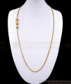 30 Inch Long Full White Stone Designer Gold Mugappu Chain Shop Online MCH1251-LG