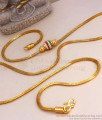 30 Inch Long Gold Imitation Side Pendant Chain Multi Stone Ball Mugappu Designs MCH1254-LG