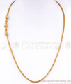 Bollywood Fashion 1 Gram Gold Mugappu Chain White Stone Ball Designs MCH1262