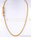 Traditional Gold Plated Mopu Thali Chain Side Pendant AD Stone Collections MCH1273