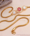 Beautiful Gold Imitation Mugappu Thali Kodi Chain Designs Shop Online MCH1286