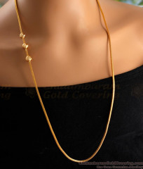 30 Inch Long One Gram Gold Ball Mugappu Without Stone For Daily Use MCH1411-Lg 30 Inch Long One Gram Gold Ball Mugappu Without Stone For Daily Use MCH1411-Lg