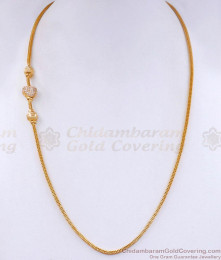 Stylish Heart Shaped American Diamond Mugappu Party Wear Design MCH1430 Stylish Heart Shaped American Diamond Mugappu Party Wear Design MCH1430