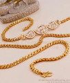 Full White Stone Gold Mugappu Thali Chain Designs With Price Online MCH1524