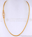 Beautiful Floral Diamond Mugappu With Gold Plated Chain MCH1555 Beautiful Floral Diamond Mugappu With Gold Plated Chain MCH1555