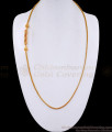 30 Inch Long Micro Gold Plated Mugappu Spiral Side Pendant Chain MCH1561-Lg 30 Inch Long Micro Gold Plated Mugappu Spiral Side Pendant Chain MCH1561-Lg