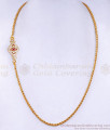 Latest One Gram Gold Mugappu Thali Chain 5 Metal Jewelry MCH1616 Latest One Gram Gold Mugappu Thali Chain 5 Metal Jewelry MCH1616