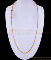 30 Inch Long Plain Ball Mugappu Thali Chain 1 Gram Gold Jewelry MCH1617-Lg 30 Inch Long Plain Ball Mugappu Thali Chain 1 Gram Gold Jewelry MCH1617-Lg