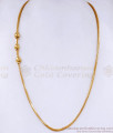 Pure One Gram Gold Ball Mugappu Plain Thali Chain For Daily Wear MCH1619 Pure One Gram Gold Ball Mugappu Plain Thali Chain For Daily Wear MCH1619